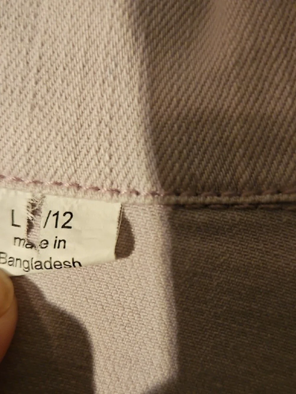 Maurices Pale Lavender Cropped Denim Jacket with Front Flap Pockets